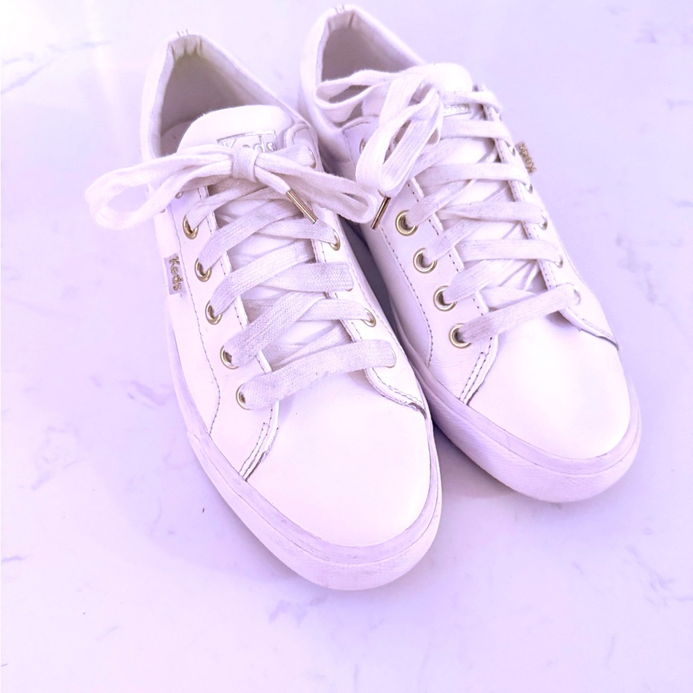 Keds White Leather Sneakers